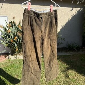 Olive Vintage Corduroy Pants